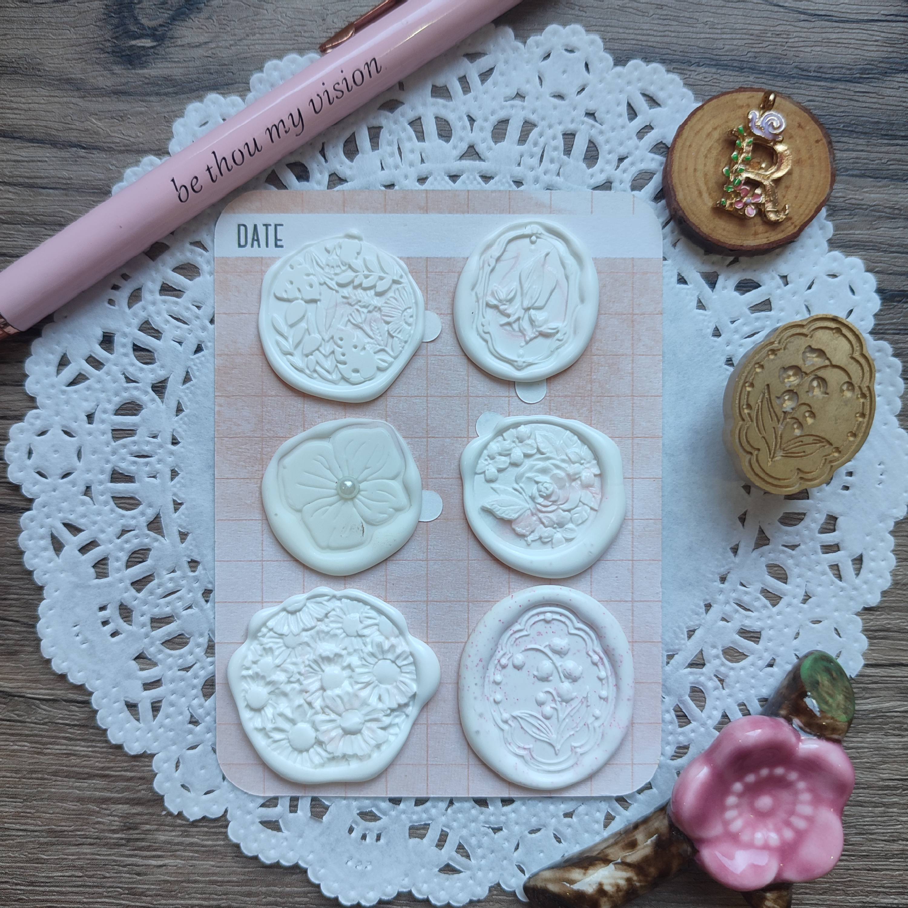 Pre-made Wax Seals Pastel Collection Set 11