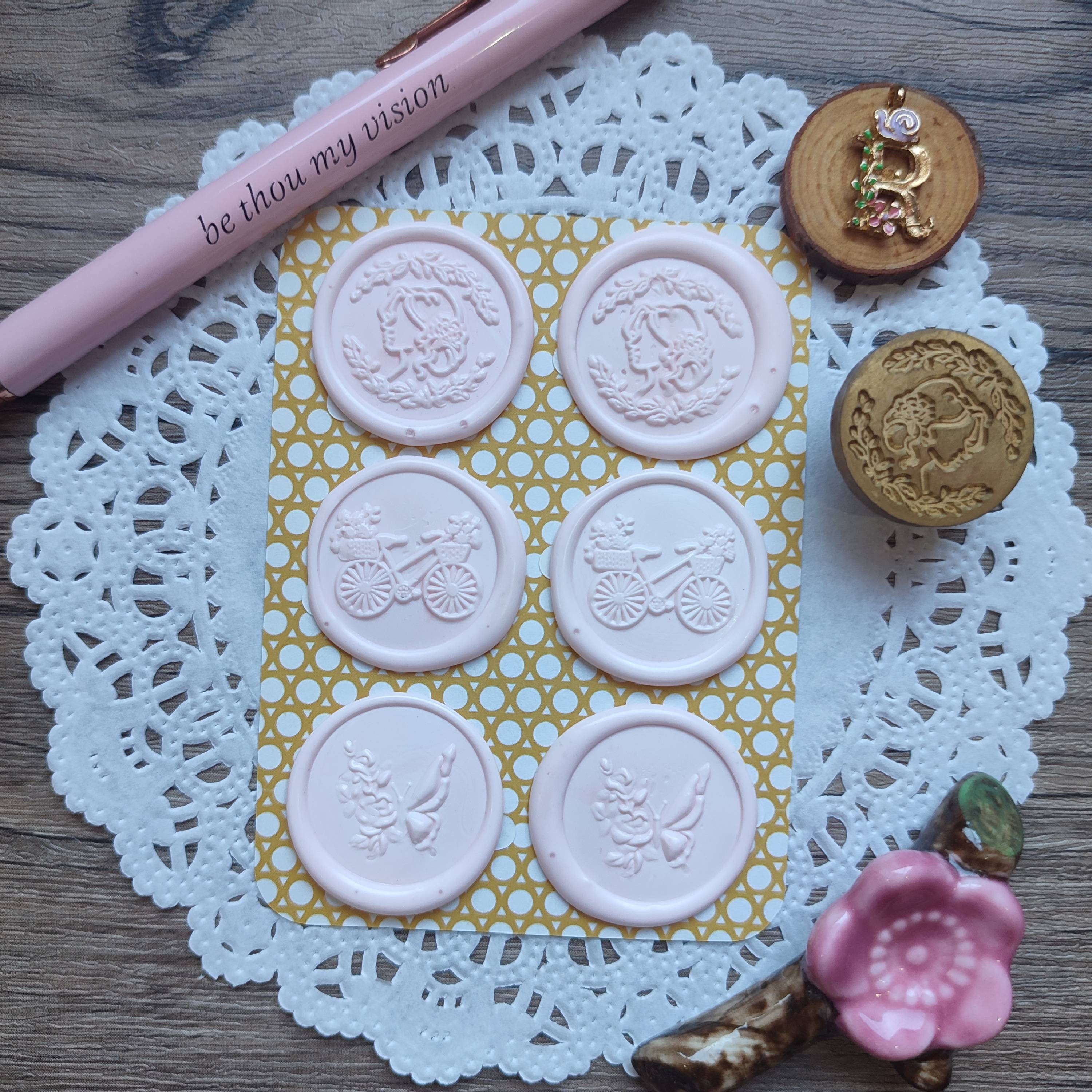 Pre-made Wax Seals Pastel Collection Set 5