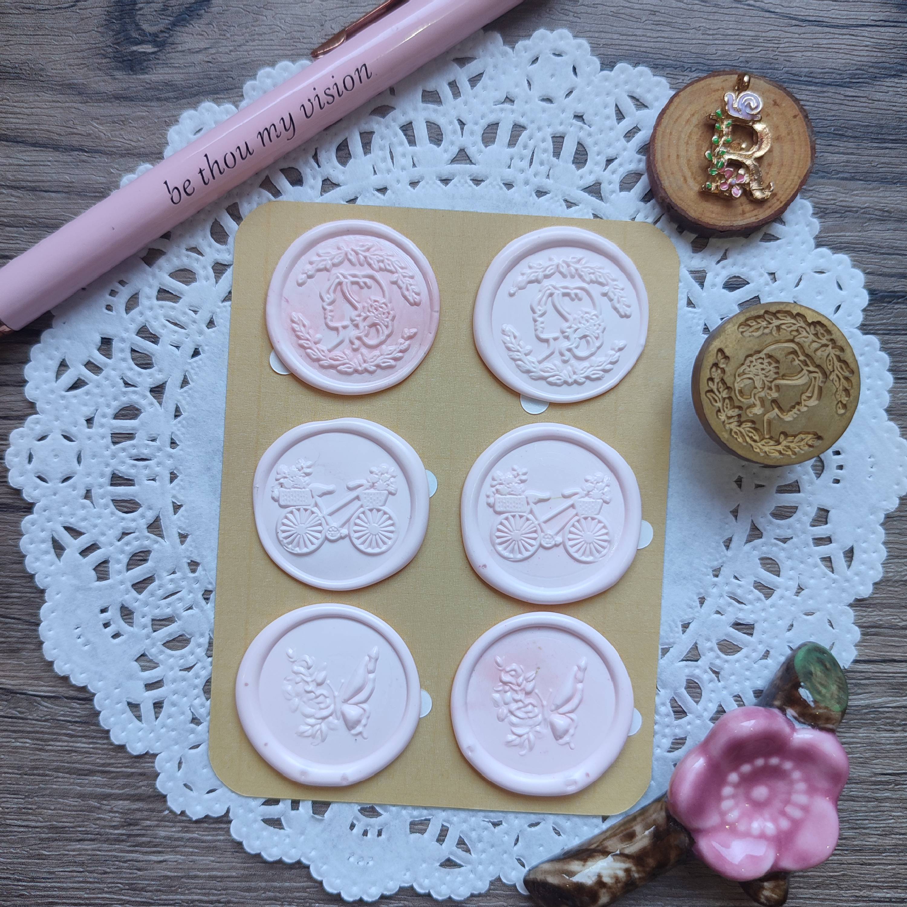 Pre-made Wax Seals Pastel Collection Set 6