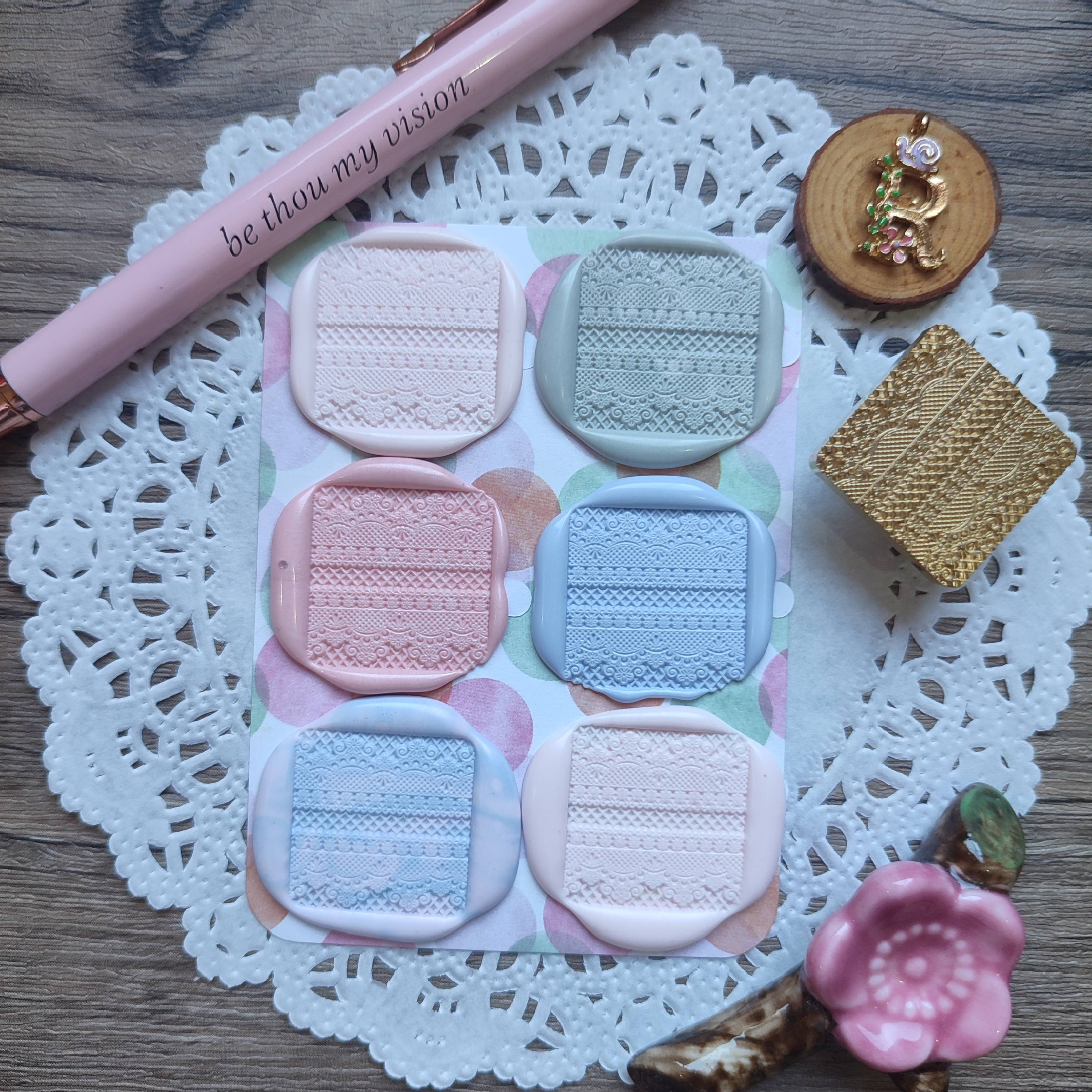 Pre-made Wax Seals Pastel Collection Set 8