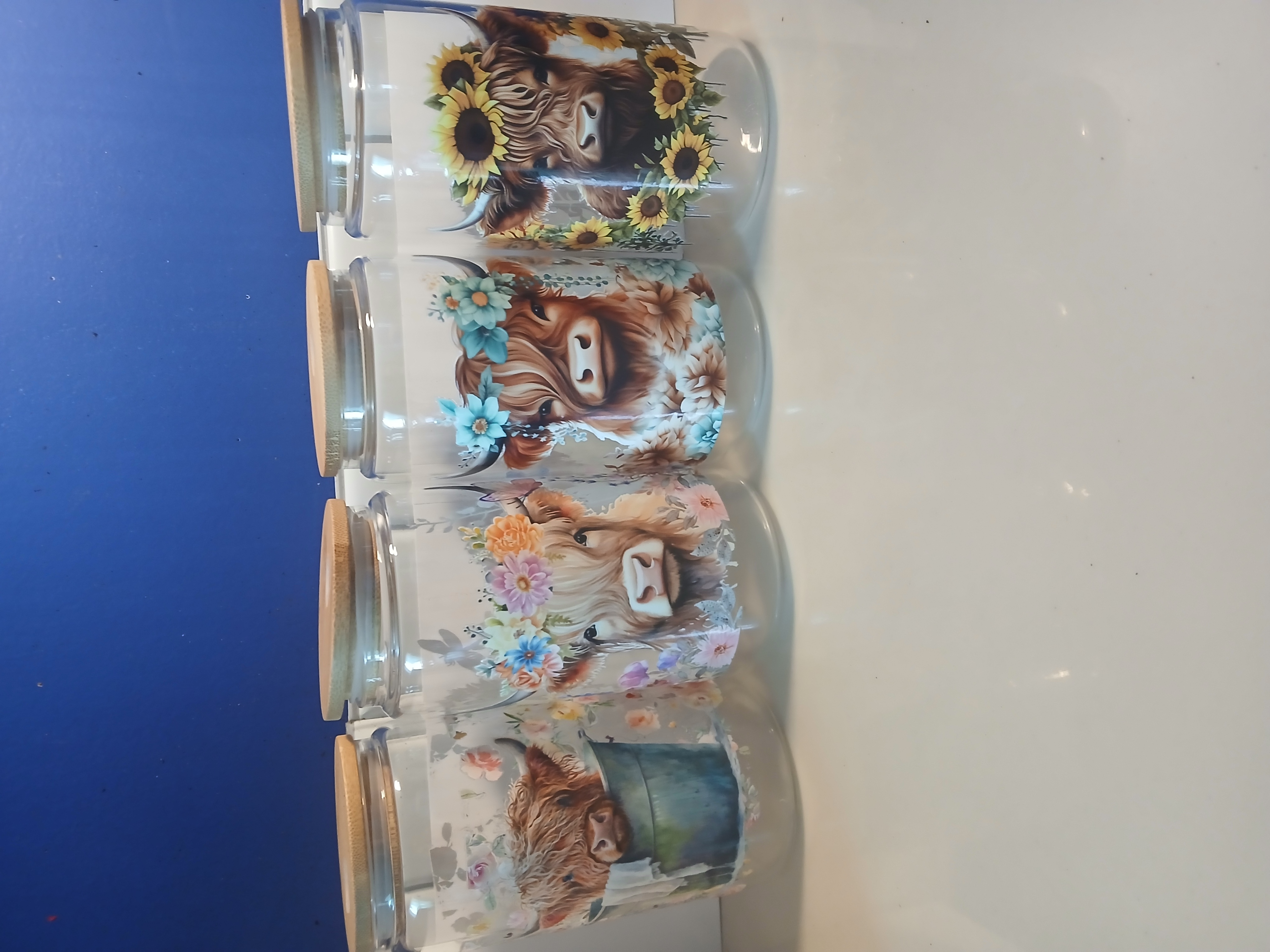 16 oz highland cow cup