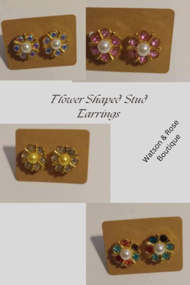 Flower Shaped Earrings
