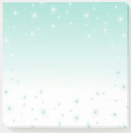 Blue Pixie Dust memo Pad 3x3
