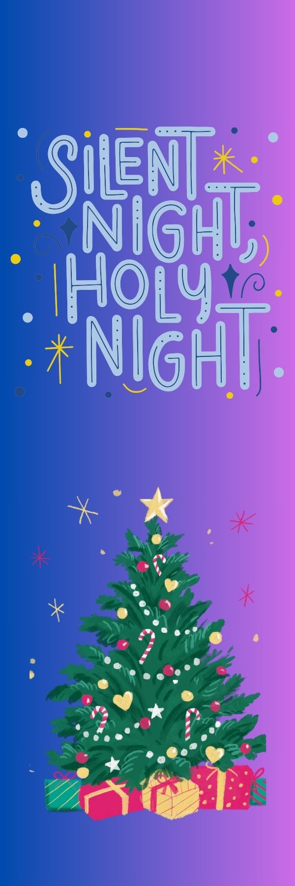 Silent Night Bookmark