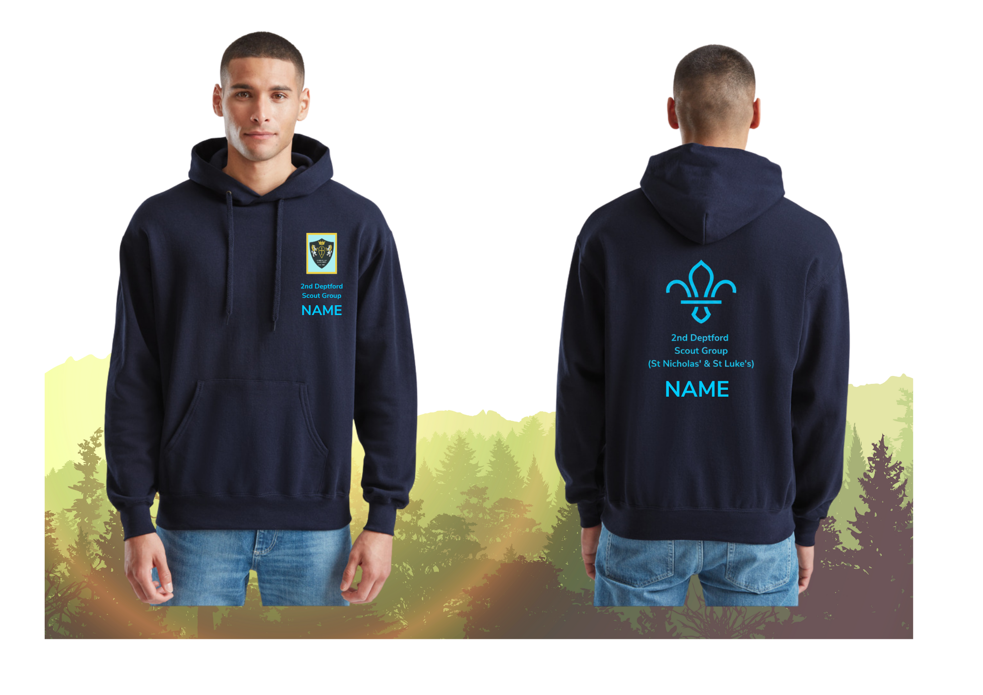 2nd Deptford Group Hoodie (Leaders Version with Name )