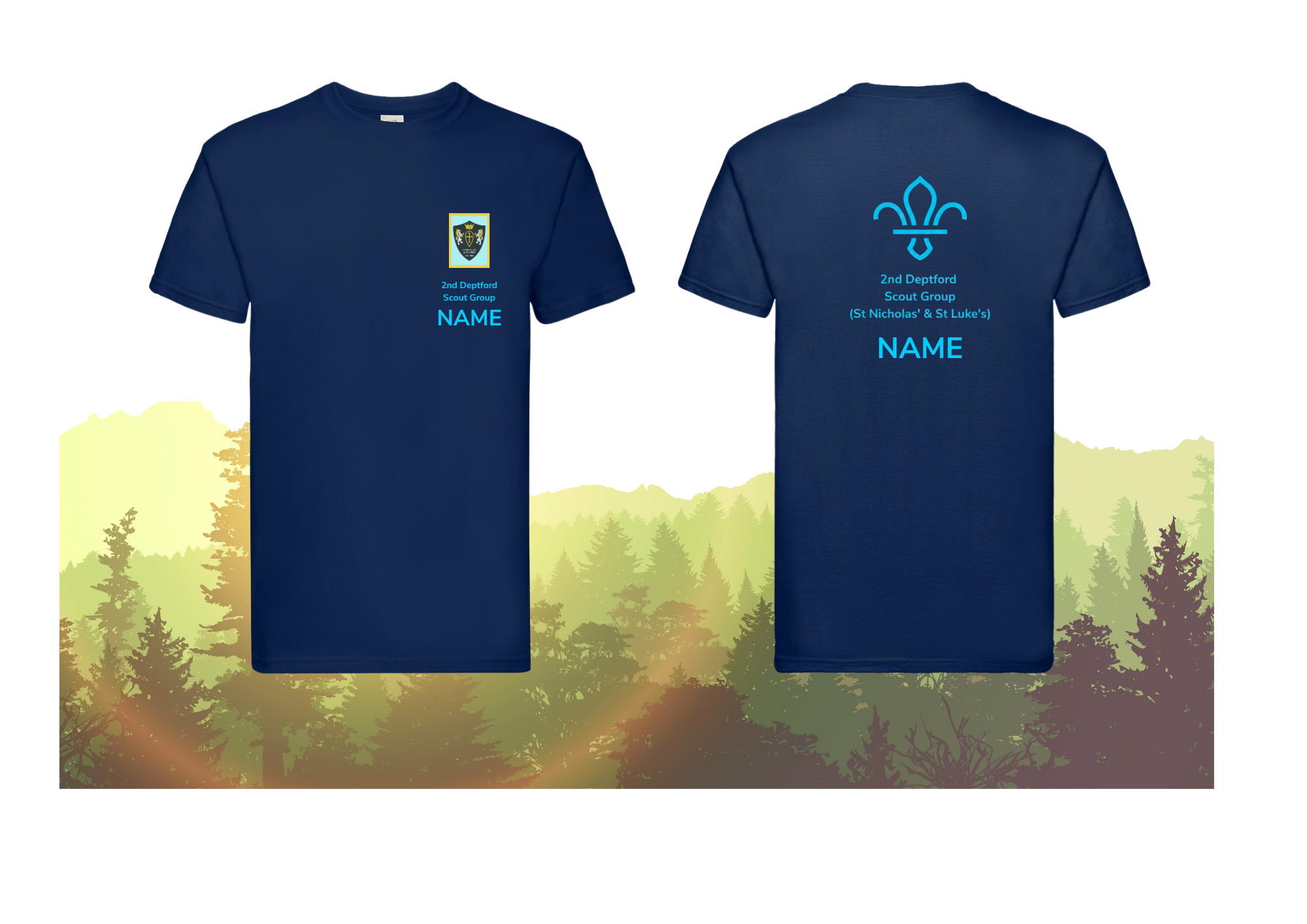 2nd Deptford Group T-Shirt  (Leaders Version with Name )