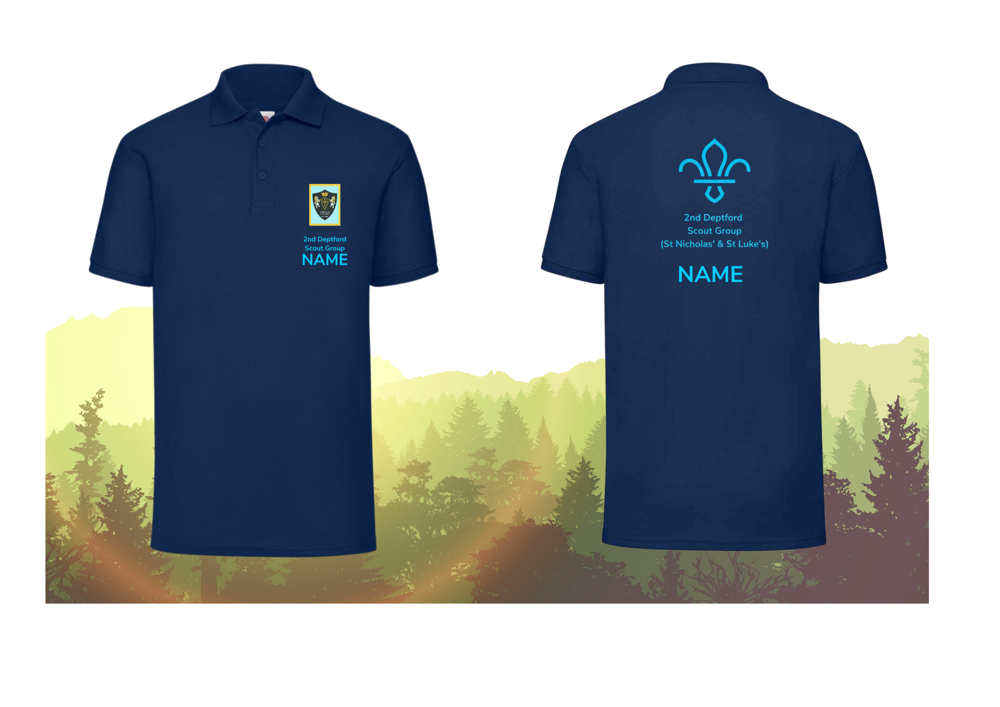 2nd Deptford Group Polo Top (Leaders Version with Name )