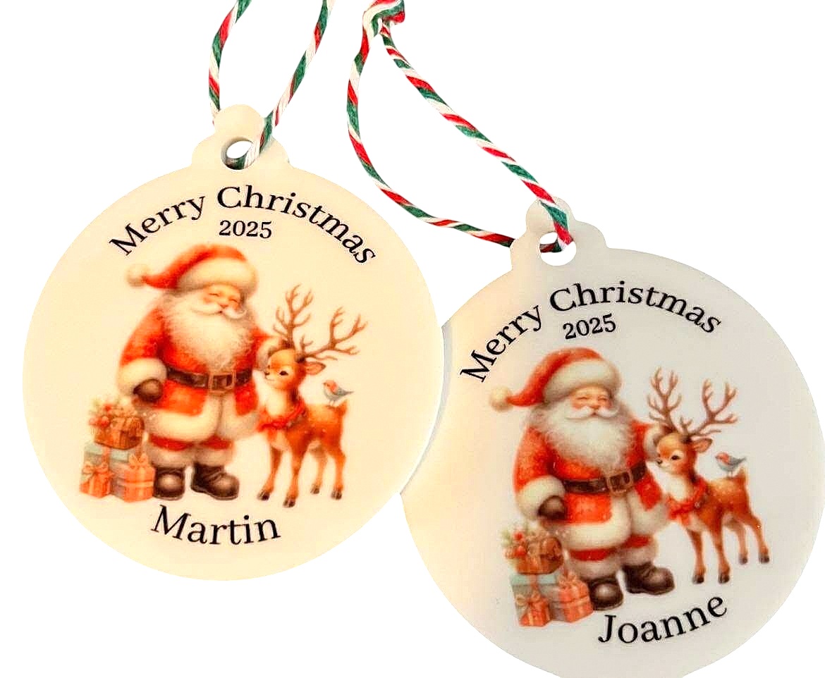 Named Christmas Baubles