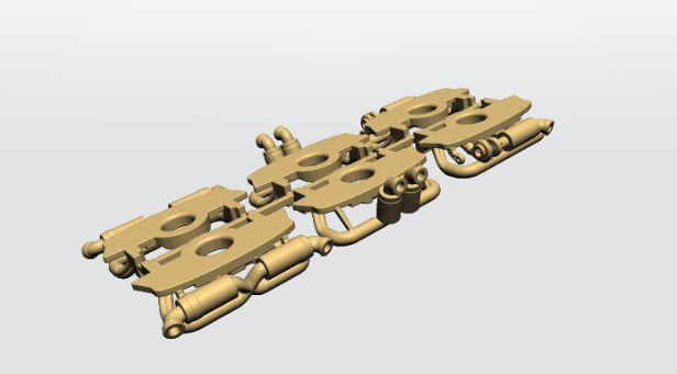 Set of 6 RWB Replacement Exhaust Mixed