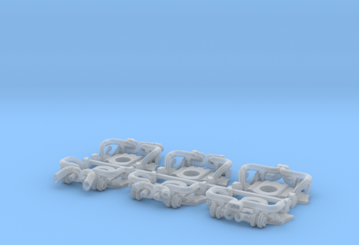 Set of 6 RWB Twin Turbo Replacement Exhausts