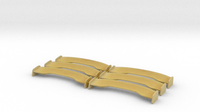 Set of 6 - Porsche RWB Wing without Posts