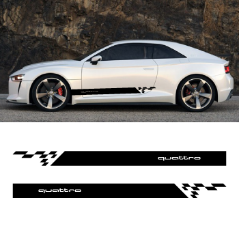 Audi Quattro side LEFT & RIGHT
