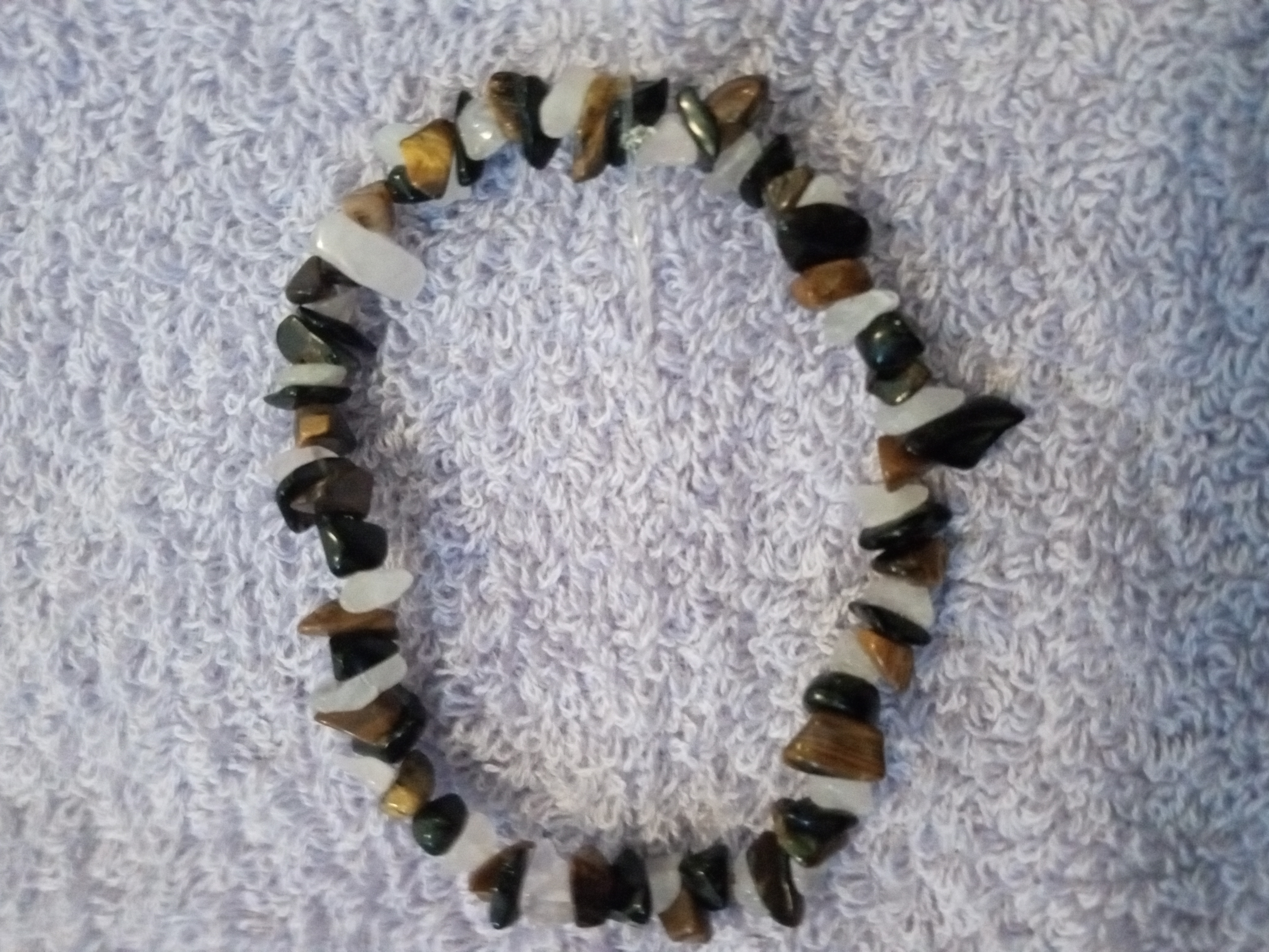 Gemstone chip bracelets