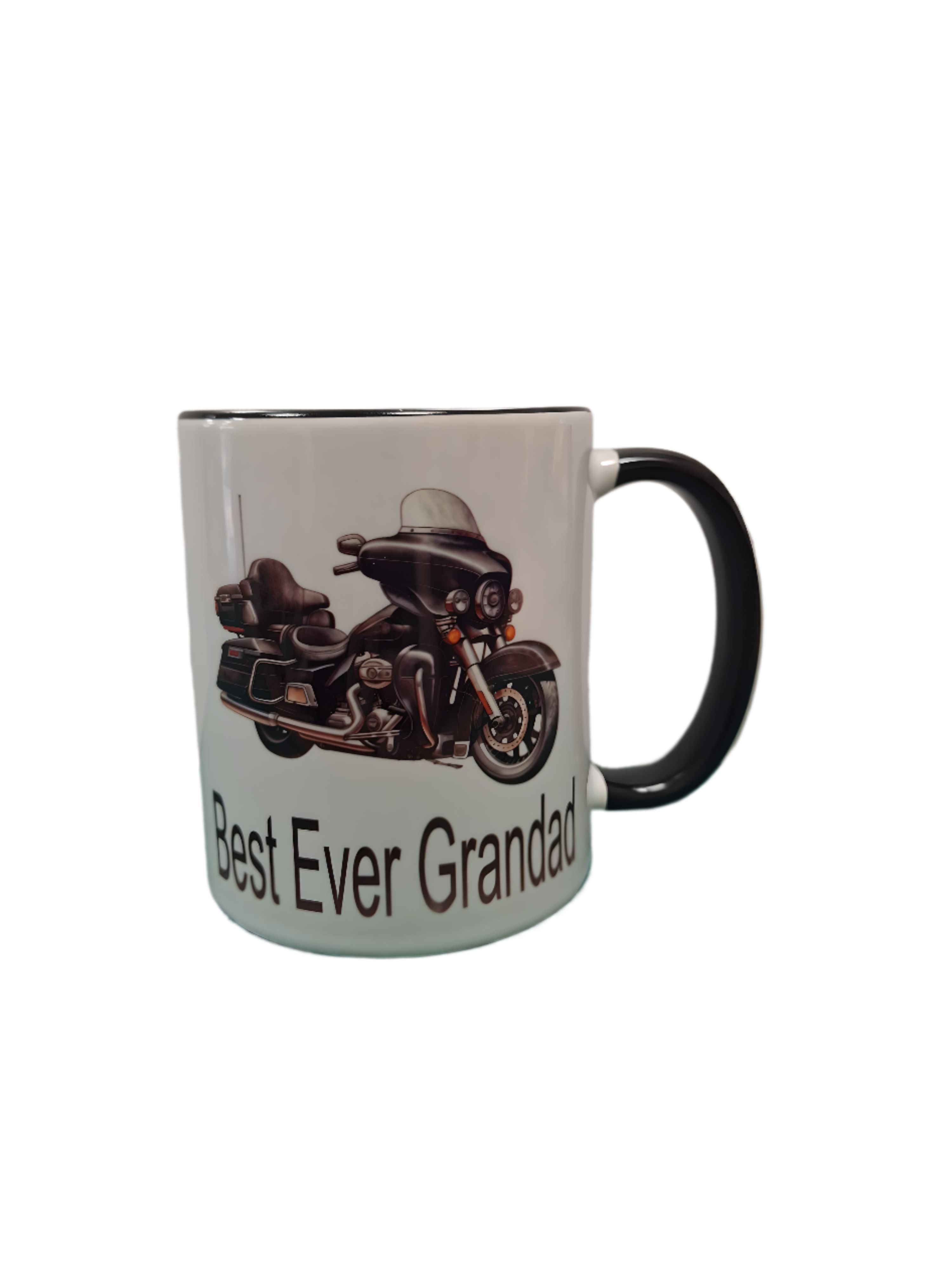 Custom Printed Best Grandad 11oz Black Handle Ceramic Coffee Mug/Tea Cup