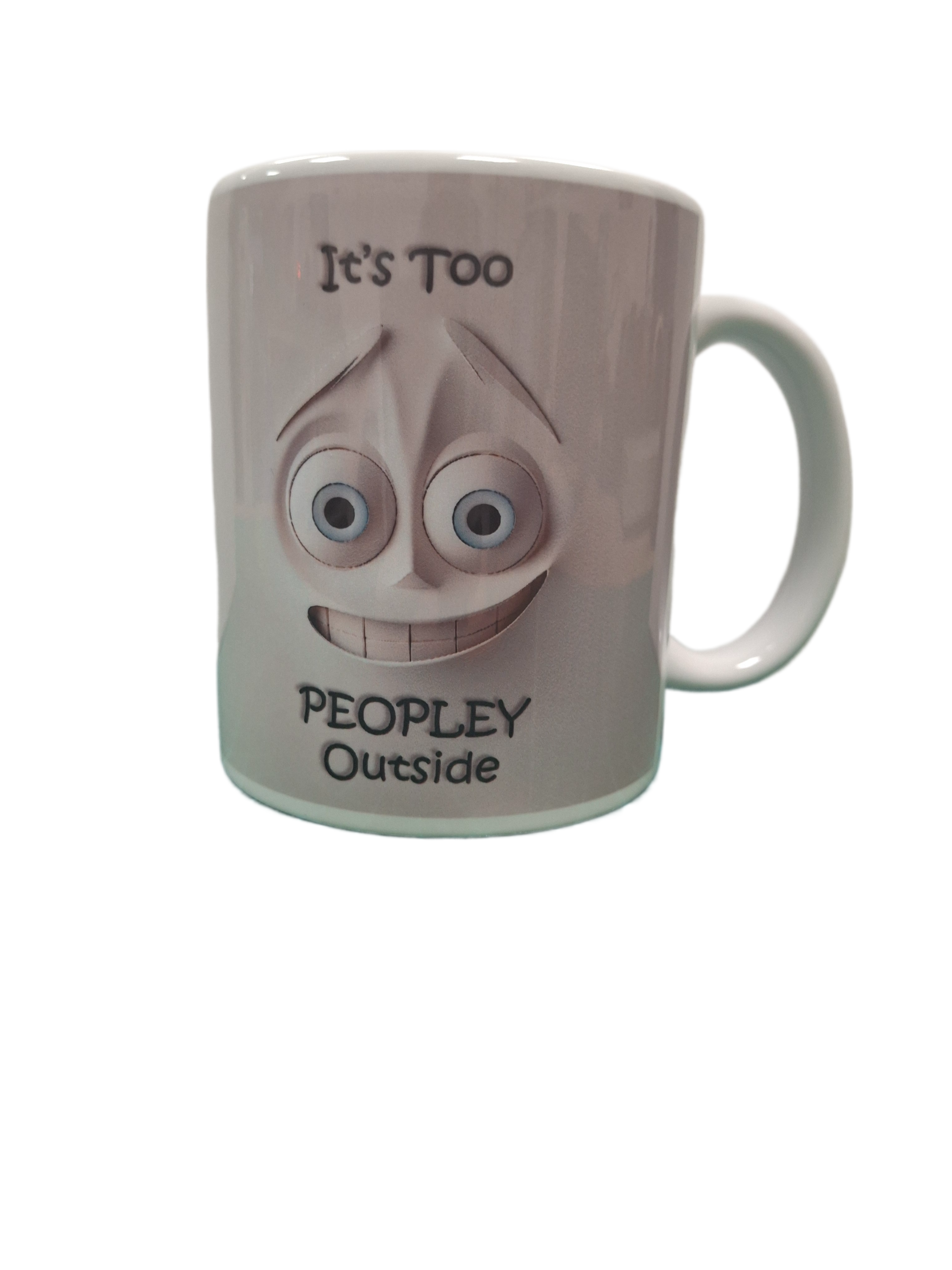 Custom Printed Too Peopley 11oz Ceramic Coffee Mug/Tea Cup