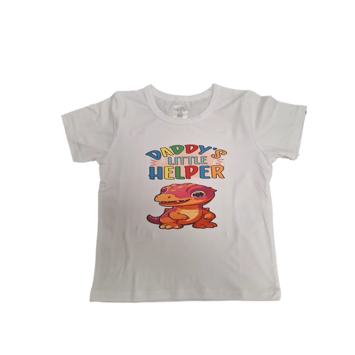 Children's T Shirt Helper & Dinosaur available in 4 sizes