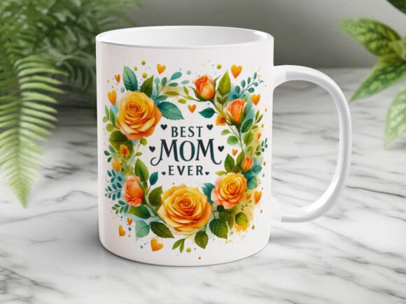 Custom Printed Best Mum 11oz Ceramic Coffee Mug/Tea Cup