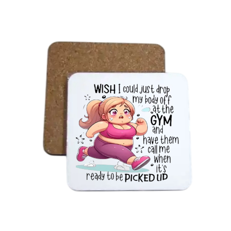 Novelty Funny Coffee Tea Drink MDF Coaster Coa2021
