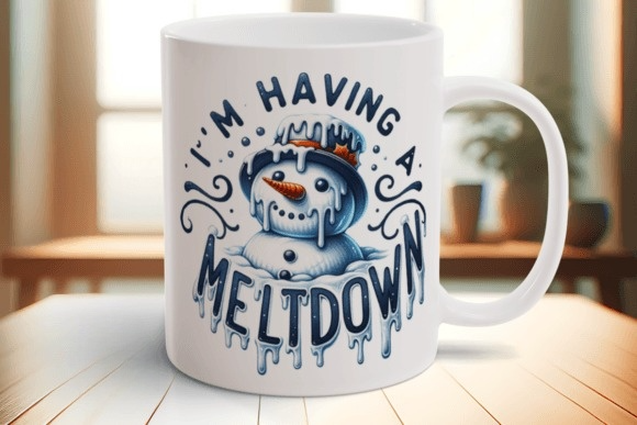Custom Printed Having Meltdown 11oz Ceramic Coffee Mug/Tea Cup