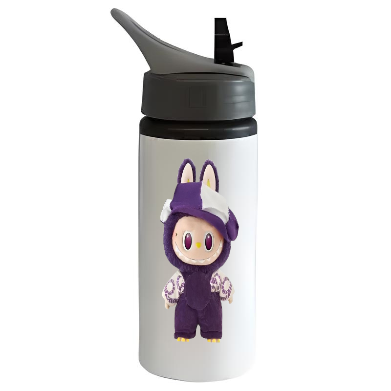 Labubu Metal 650ml Drinks Bottle Any Name