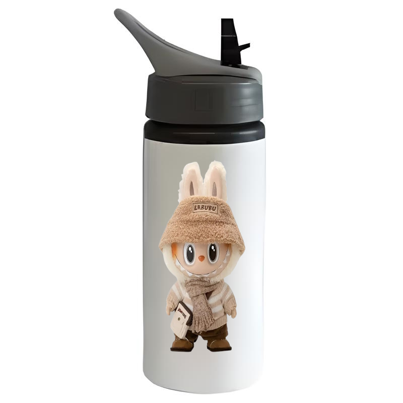 Labubu Metal 650ml Drinks Bottle Any Name