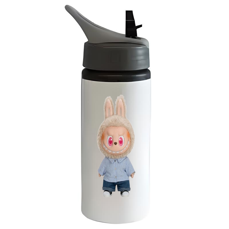 Labubu Metal 650ml Drinks Bottle Any Name
