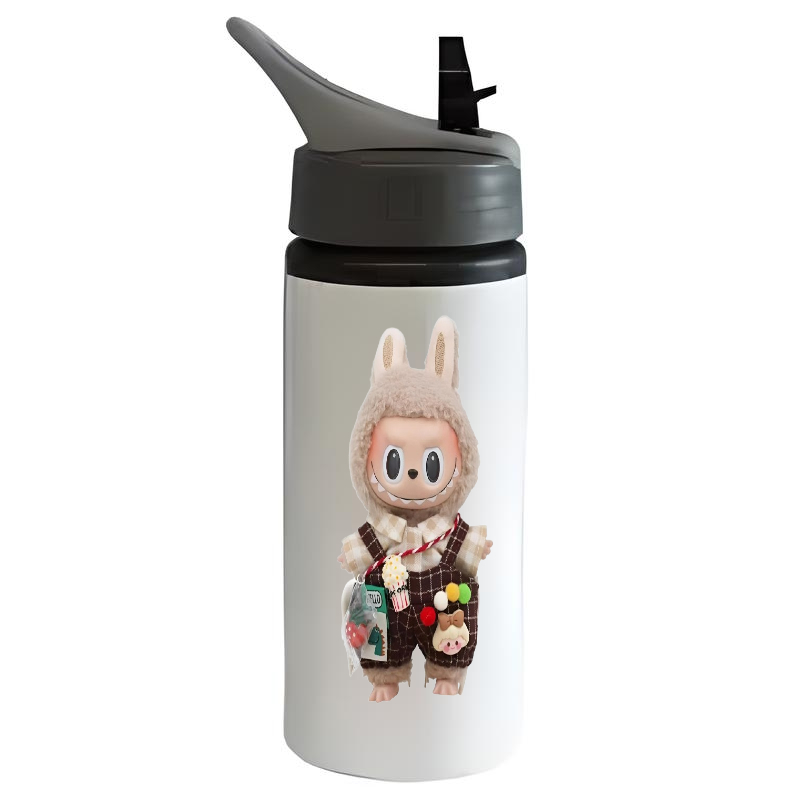 Labubu Metal 650ml Drinks Bottle Any Name