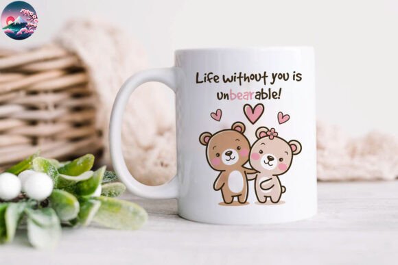 Custom Printed Life Without You 11oz Ceramic Coffee Mug/Tea Cup