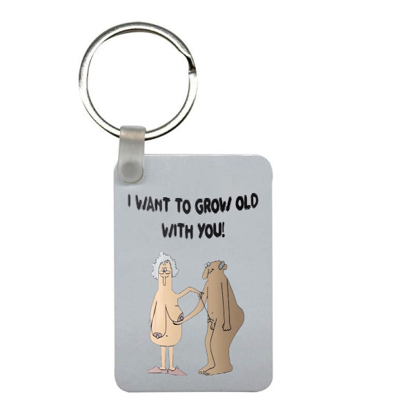 MDF Rectangle Keyring - MDF7