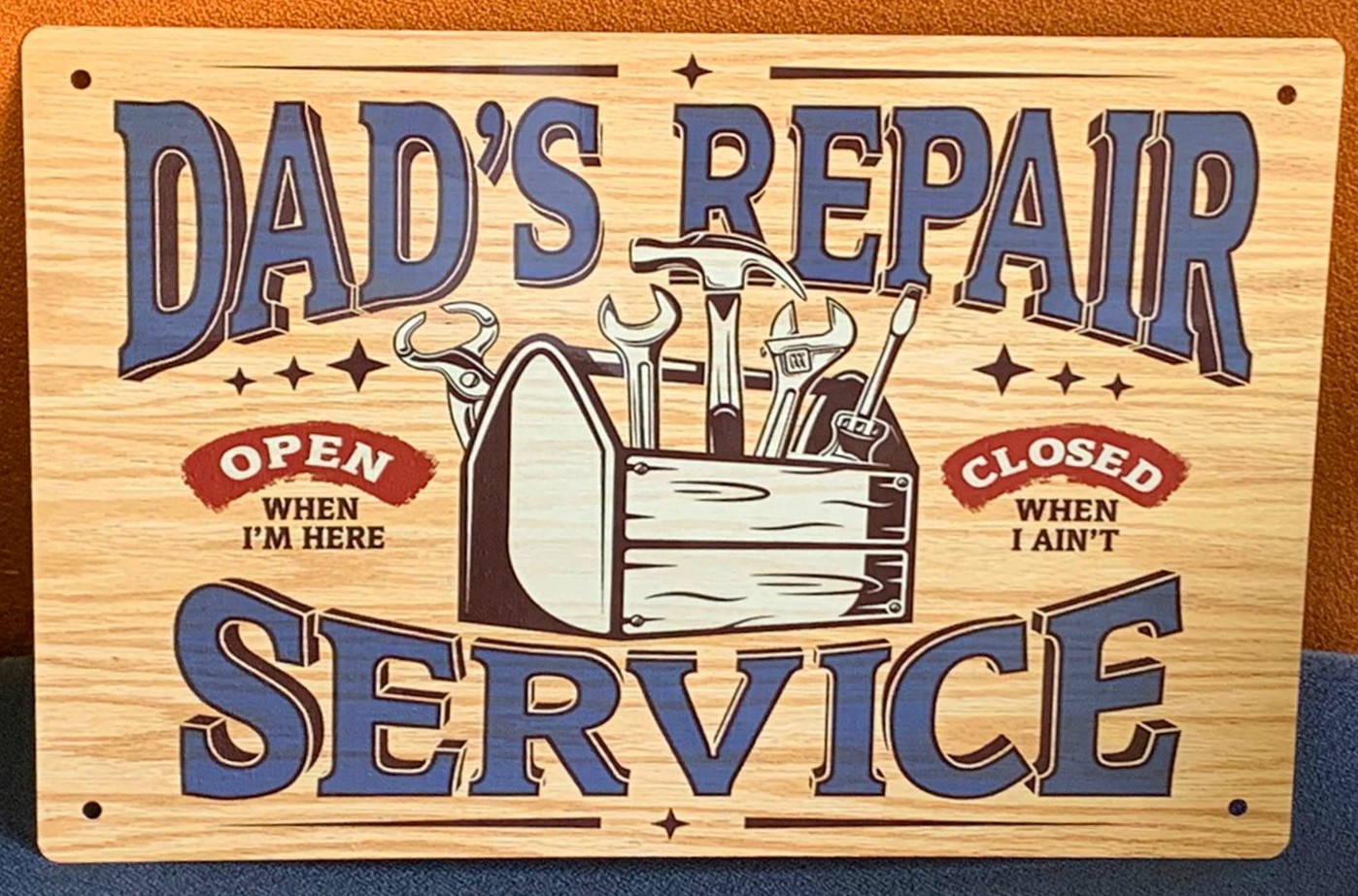Vintage Style Retro Metal Plaque Wall Sign -