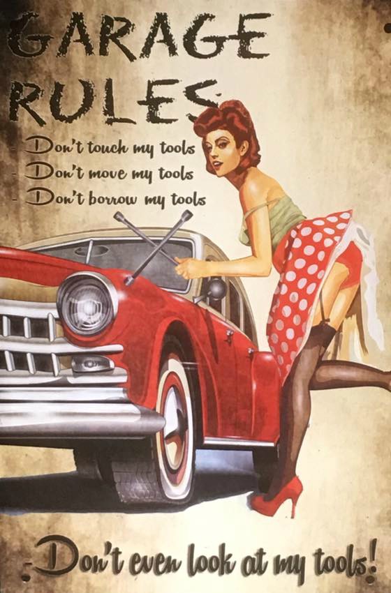 Vintage Style Retro Metal Plaque Wall Sign - Plq11