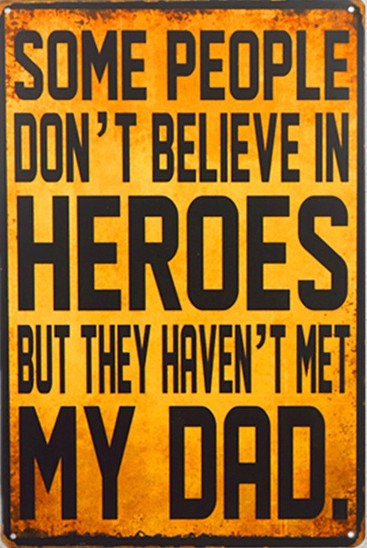 Vintage Style Retro Metal Plaque Wall Sign -
