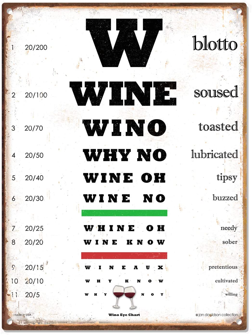 Vintage Style Retro Metal Plaque Wall Sign -