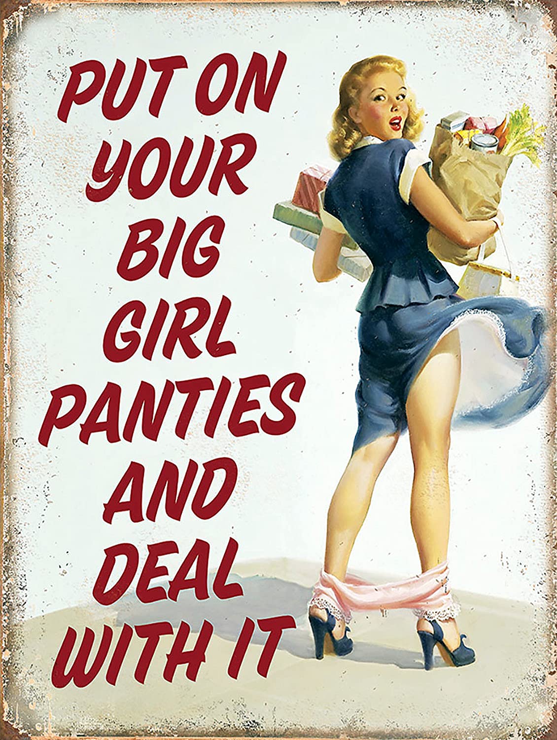 Vintage Style Retro Metal Plaque Wall Sign -