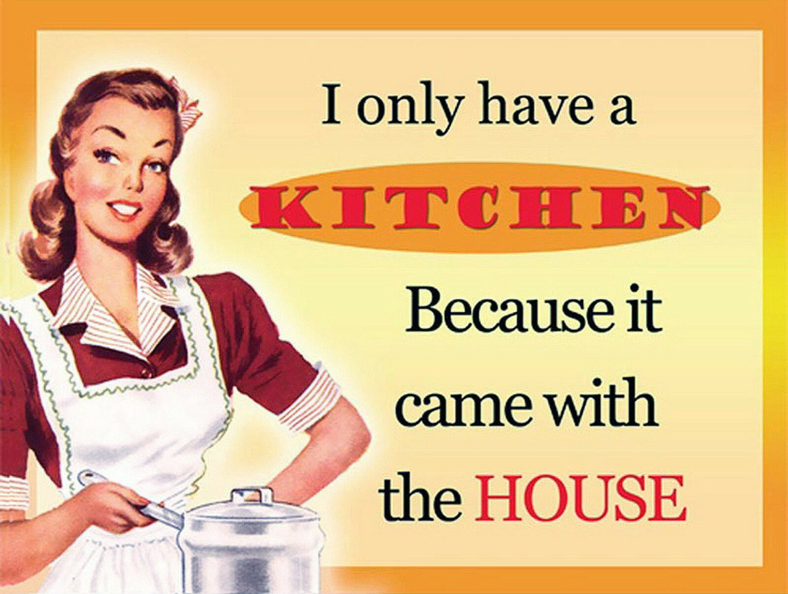 Vintage Style Retro Metal Plaque Wall Sign -