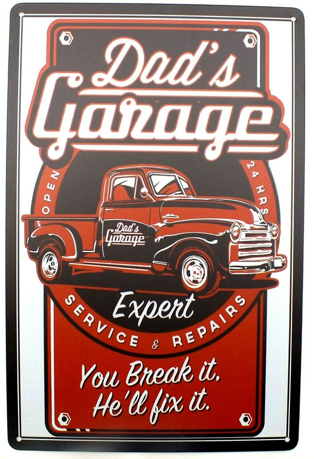 Vintage Style Retro Metal Plaque Wall Sign -