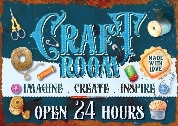 Vintage Style Retro Metal Plaque Wall Sign -