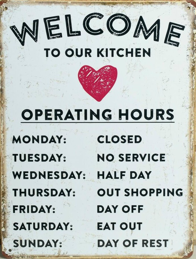 Vintage Style Retro Metal Plaque Wall Sign -