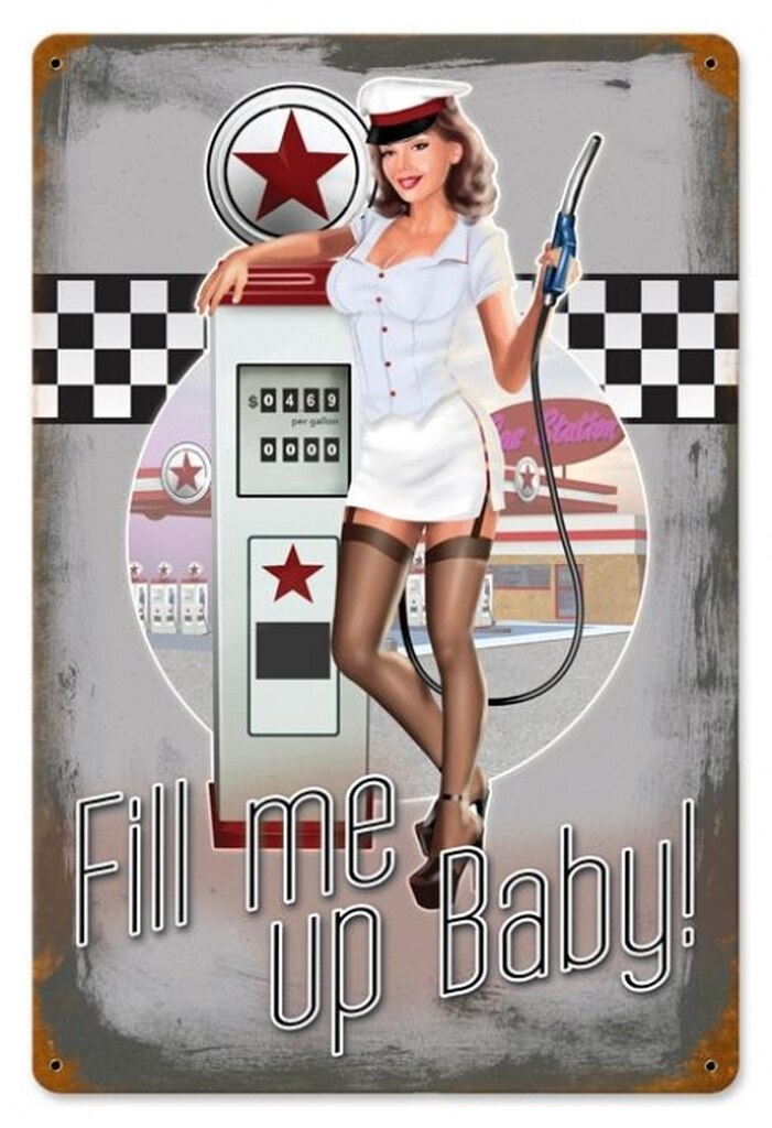 Vintage Style Retro Metal Plaque Wall Sign -