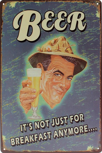Vintage Style Retro Metal Plaque Wall Sign -