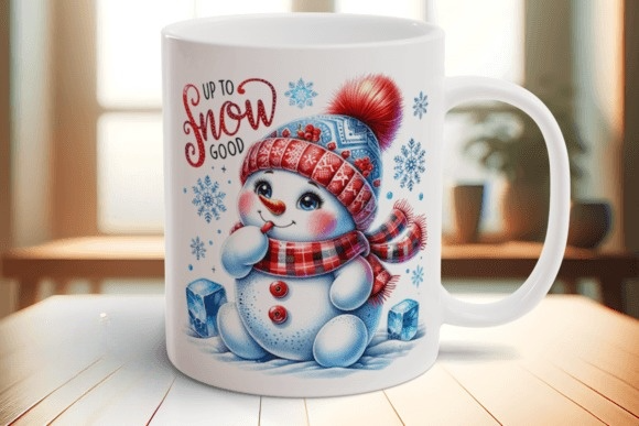 Custom Printed Up To Snow Good 11oz Ceramic Coffee Mug/Tea Cup