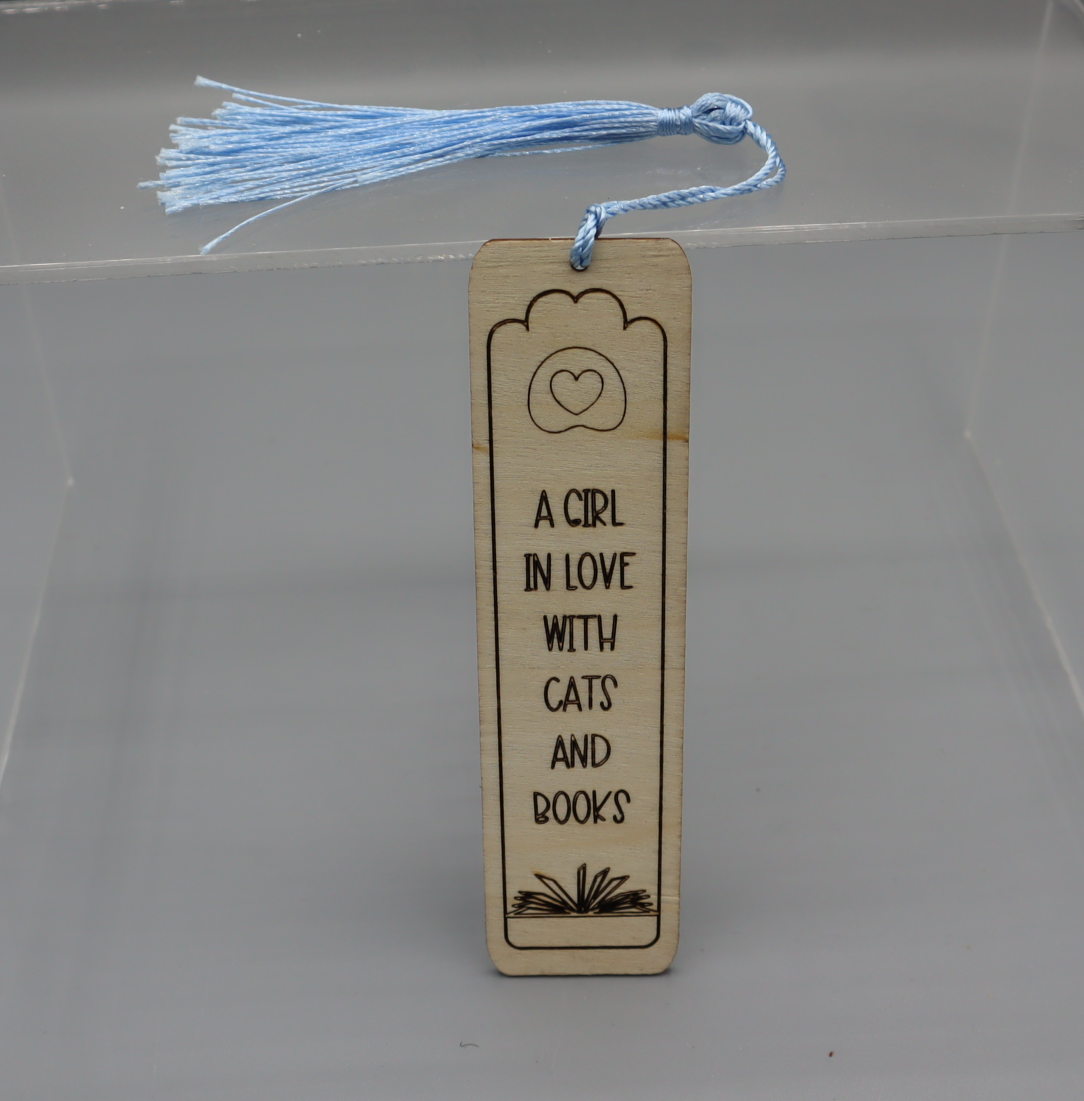 Laser engraved Book Mark 2