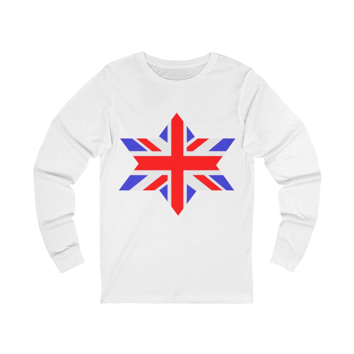 Union Jack Flag Star Long Sleeve T-Shirt Union Jack Flag Star Long Sleeve T-Shirt