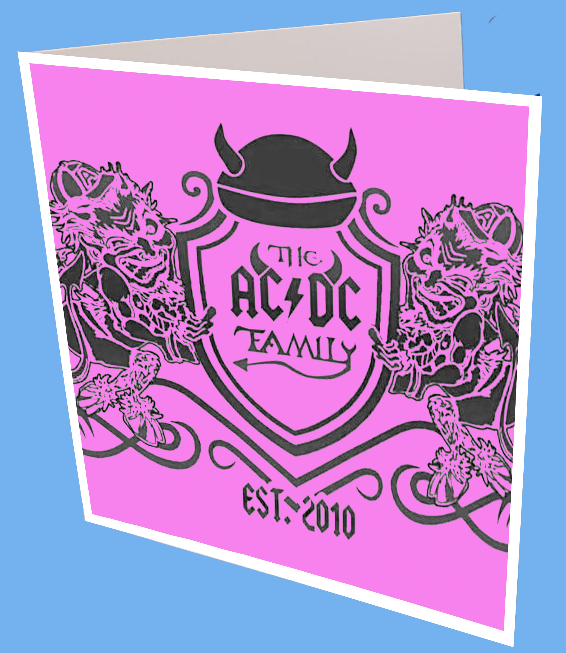 ACDC Family Greeting Card