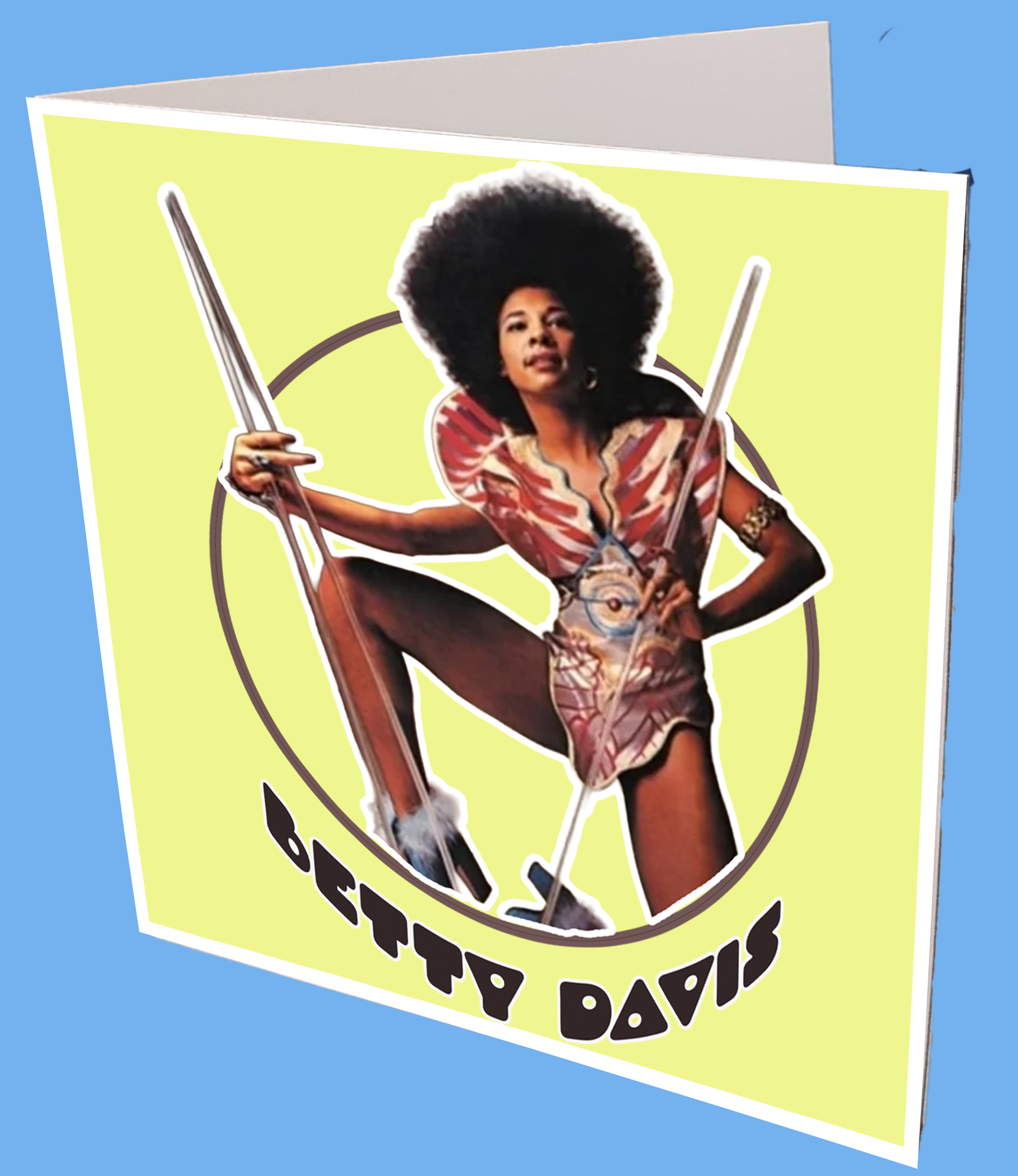 Betty Davis Greeting Card
