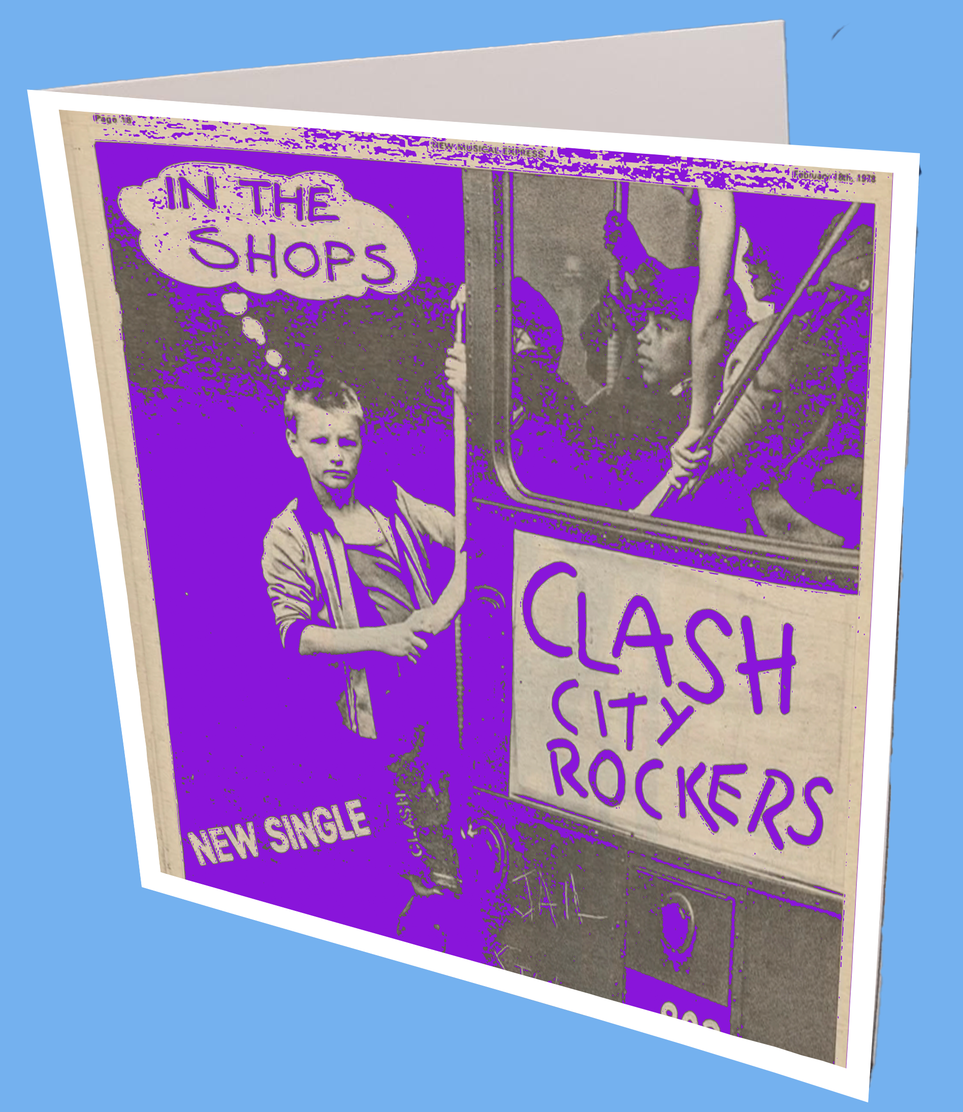 Clash City Rockers Greeting Card