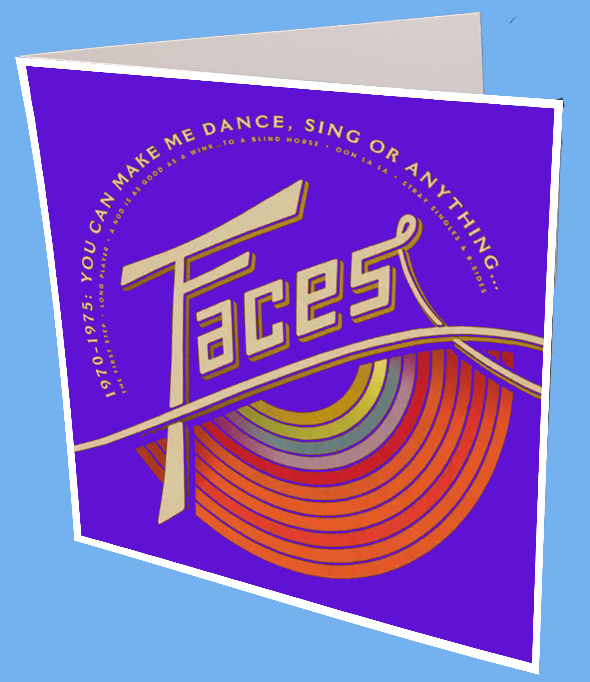 The Faces Greeting Card
