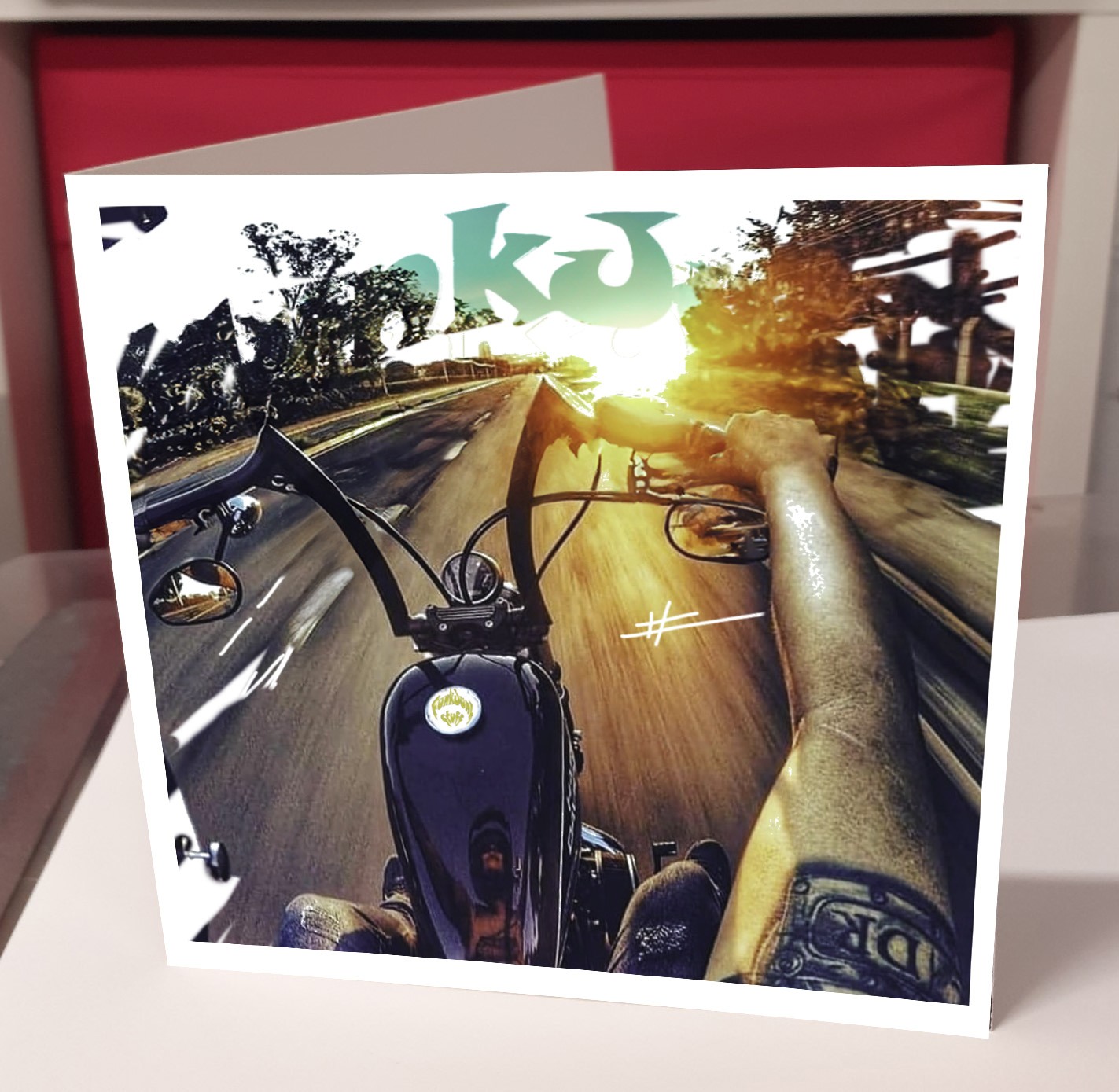 Funkjunk Bike Ride Greeting Card