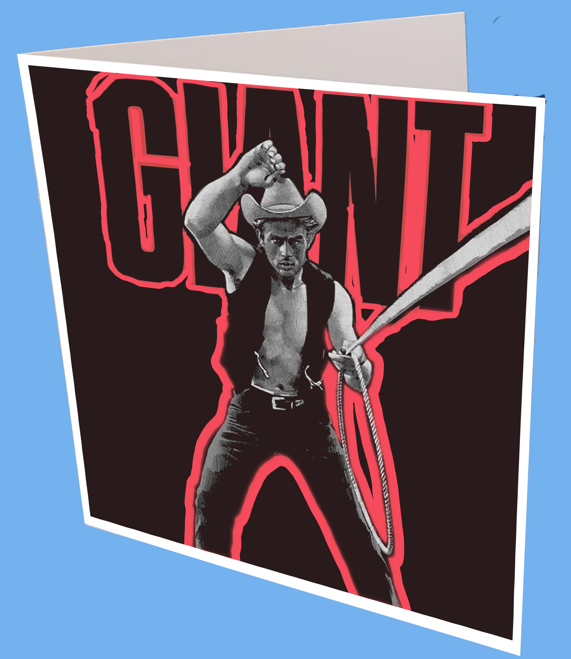 Giant James Dean Greeting Card