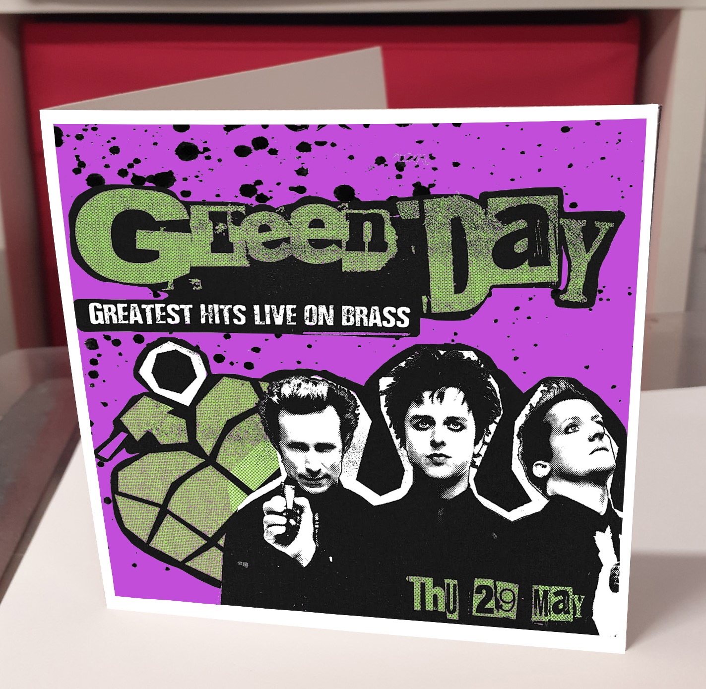 Green Day Greeting Card